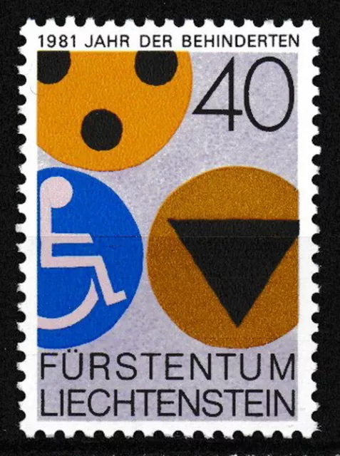 Liechtenstein - Jahr der Behinderten postfrisch 1981 Mi. 774