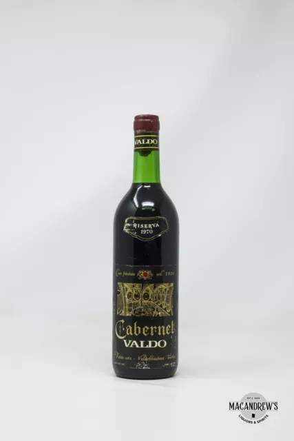 ワイン VALDO Cabernet RISERVA 1970 ☆大人気商品☆ VALDO Cabernet 1970 RISERVA ワイン - ワイン