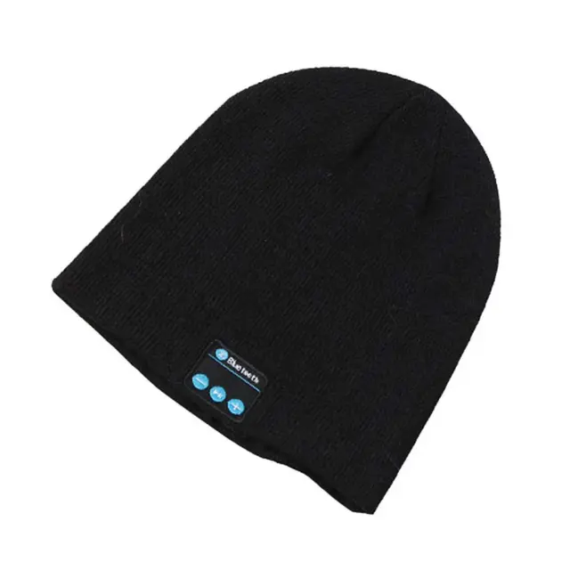 Winter Warm Wireless Bluetooth Beanie Hat Cap Headset Headphone Speaker With Mic