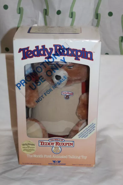 Vintage Teddy Ruxpin Promotional Use Only The Worlds First Animated Talking Toy