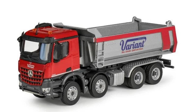 Camion Benne Mercedes Arocs 8x4 CONRAD 1/50 Bleu, Modèle Réduit Collection CON78215/05