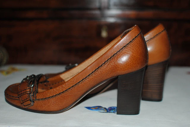 Escarpins Caparrini Tout Cuir Marron - Taille 36 (EUR) / 5 (US) - Occasion Parfait état