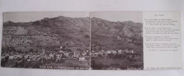 Forlì - Galeata panorama da levante - spedita f. p. cart doppia