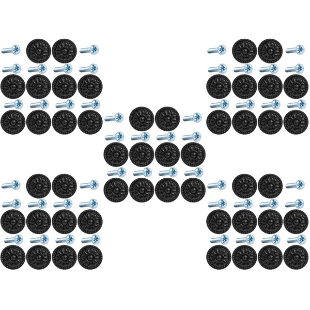 Maniglie Armadio Vintage 6 Pezzi - Pomelli In Bronzo Antico Per Cucina, Credenze E Guardaroba - Foto 4