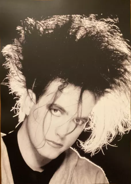 The Cure photograph poster - Robert Smith A3 size repro from original files/negs