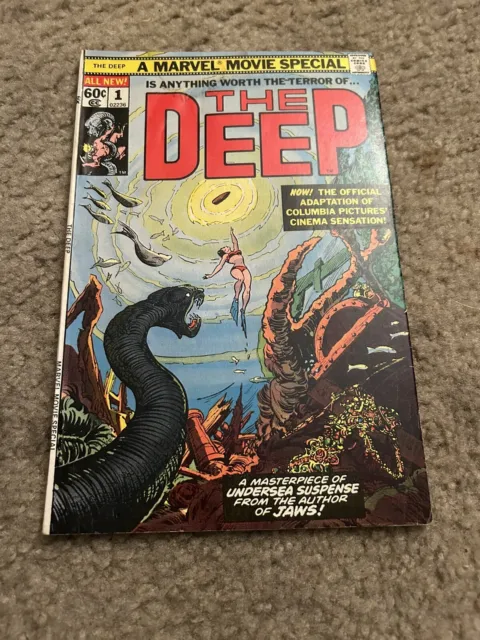 The Deep Horror Marvel Comic Book Vol 1 No 1 1977 Board Bagged Vintage