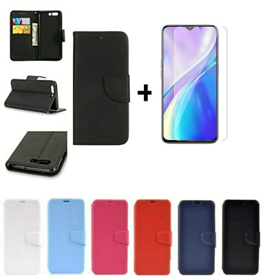 BLU COVER CUSTODIA A LIBRO  PER   Realme C31 PELLICOLA VETRO 
