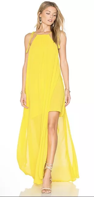 Women’s Show Me Your Mumu Rochester Maxi Dress Yellow Medium