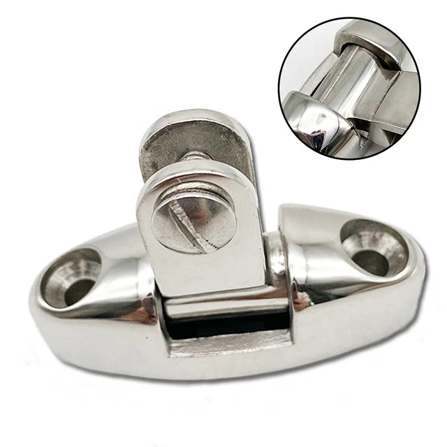 Bisagra de cubierta Bimini cubierta superior accesorios barco parte superior Bimini con almohadilla de goma