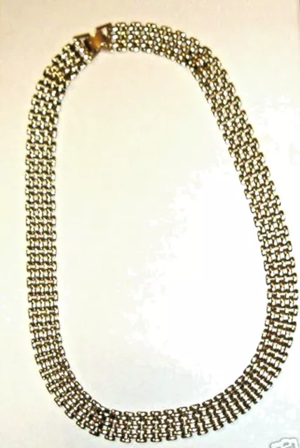 COLLIER maille CHOKER collier ton or ou argent collier conçu à la main 2