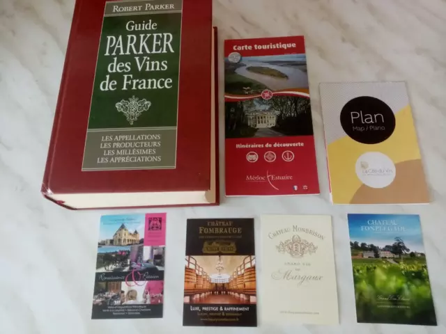 GUIDE PARKER DES VINS DE FRANCE 1995 de Robert PARKER + BIOGRAPHIE + guides