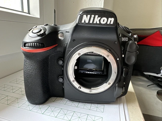 Nikon D D810 36.3MP Digitalkamera - Schwarz (Nur Gehäuse)