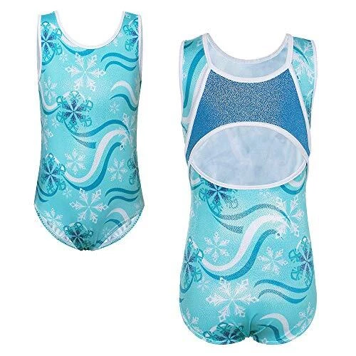 TFJH E Girls Gymnastics Leotards Activewear - B Snowflake - Size 3-4Y eIEK