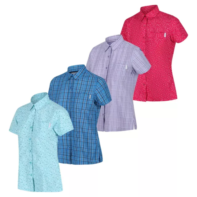 Regatta Womens Summer Casual Long & Short Sleeve Shirt Huge Sale 80% Off RRP