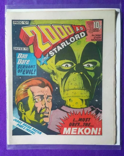 2000AD Prog 100-126 Dan Dare Servant All 27 Judge Dredd Comic UK Issues 1979  .