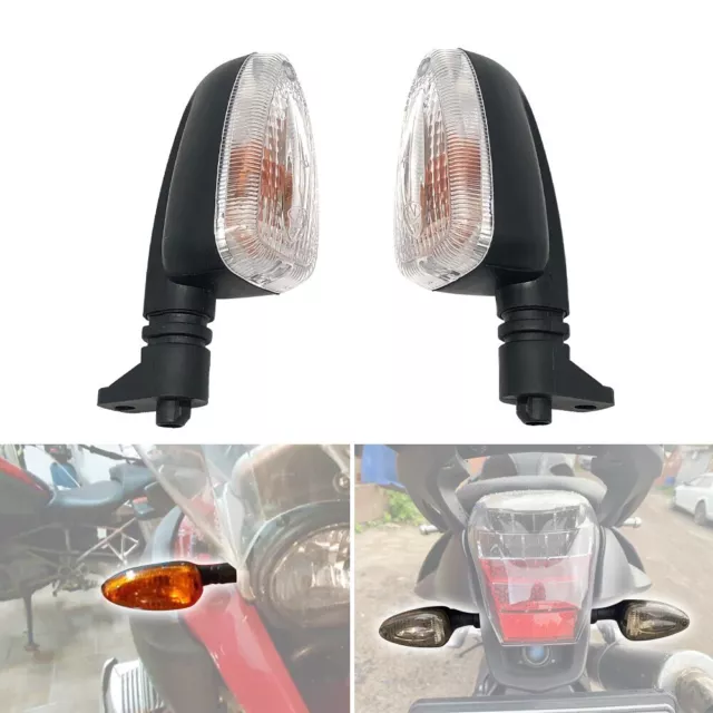 For BMW F650GS F800GS R1200GS K1300R Clear Turn Signal Light Direction Indicator