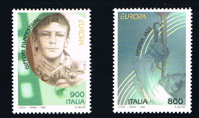 ITALIA FRANCOBOLLI EUROPA CEPT FESTIVAL 1998 nuovo** (BI10.486)