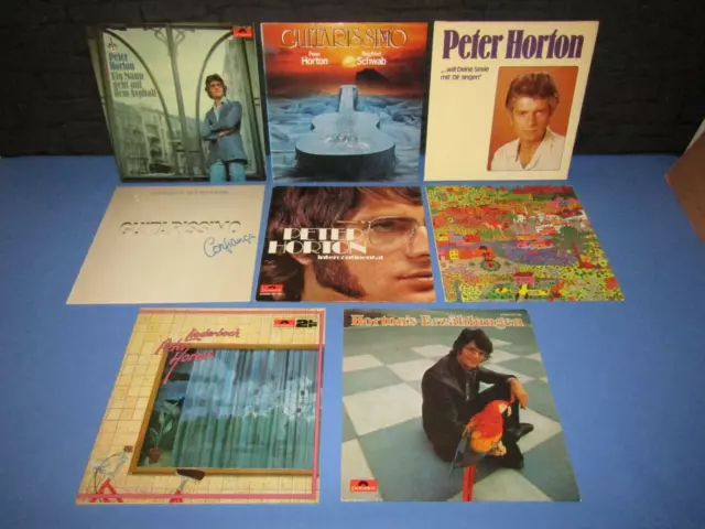 Peter Horton: Schallplatten-Sammlung, Vinyl Collection - 8 LP's