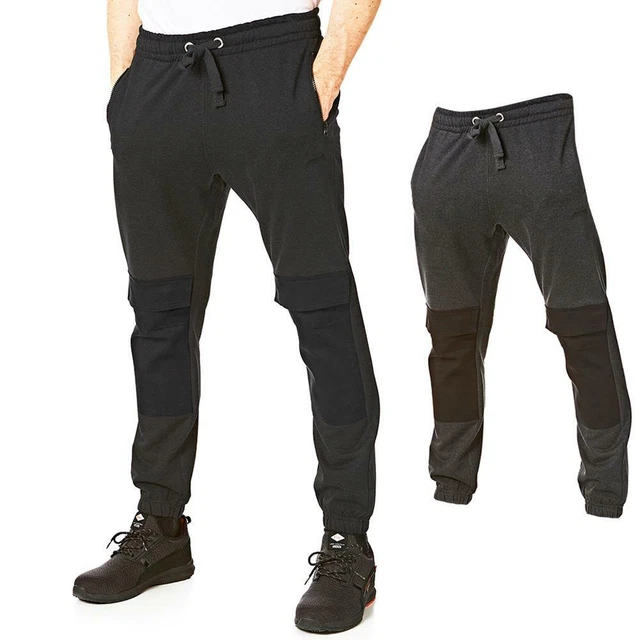 MENS KNEE PAD Pockets Fleece Work Jogging Bottoms Pants Joggers FREE KNEE PADS 25.99 PicClick UK
