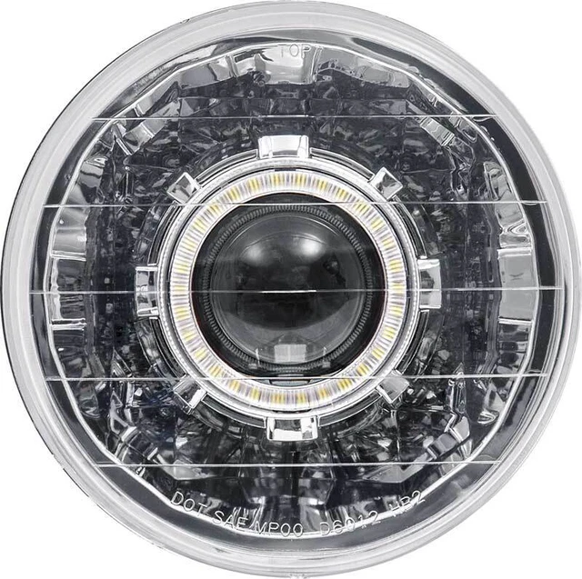Dapper Lighting; Classic V2 7-Inch Projector Headlight; High/Low; Halogen;