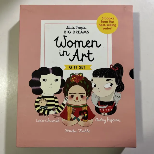 LITTLE PEOPLE BIG DREAMS Women in Art ( 3 x Books Set In Box)