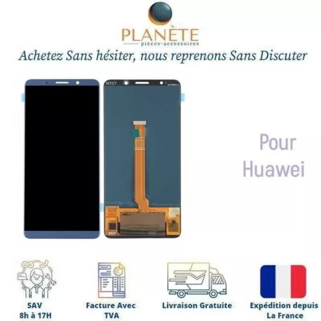 Ecran LCD et Vitre tactile Bleu Sans Châssis Pour Huawei Mate 10 Pro