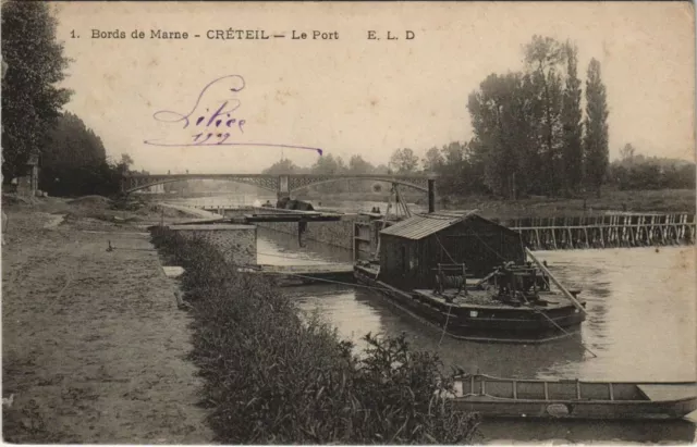 CPA marl edges - CRETEIL - the port (145587)