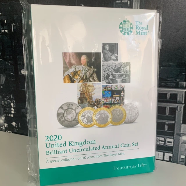 ROYAL MINT 2020 United Kingdom Annual 13 Coin Brilliant Uncirculated