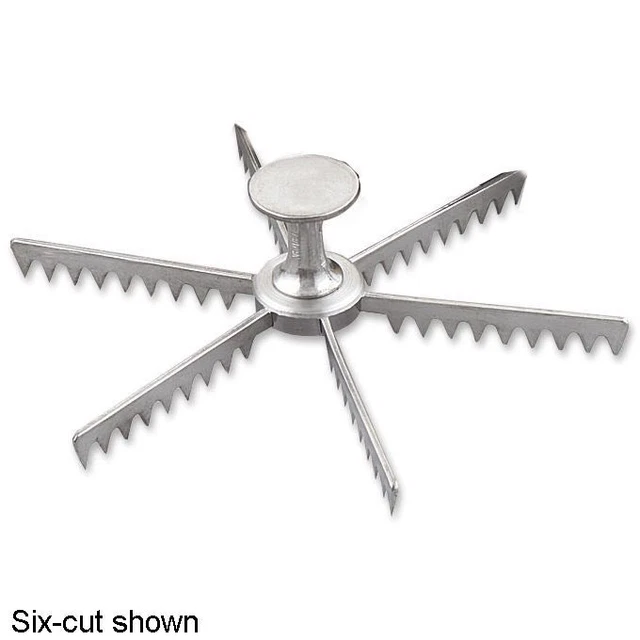 Browne Foodservice 575105 Cast Aluminum Five-Cut Pie Marker