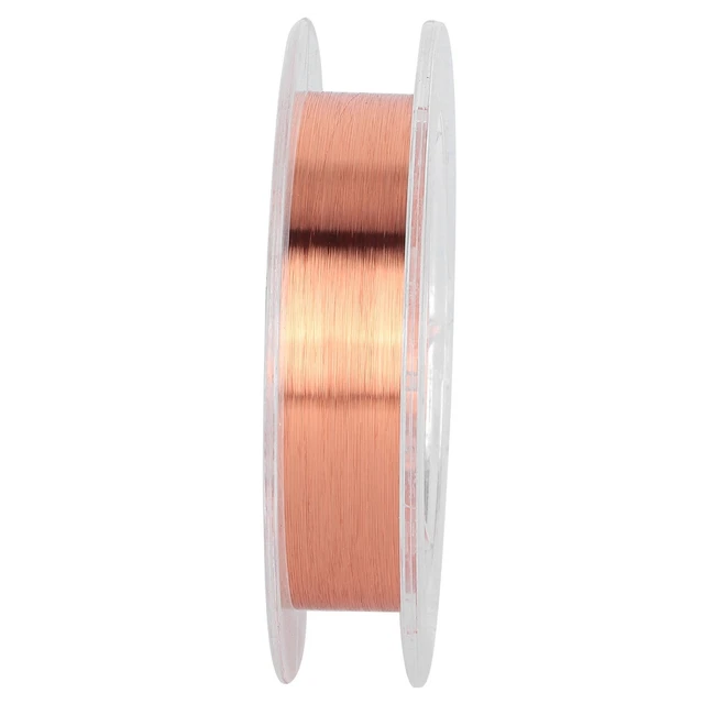 (0 02 Mm)120 M/131.2yd Fil 'enroulement De Cuivre Rouge Réparation
