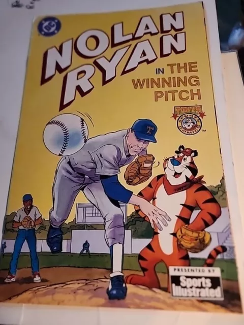 Nolan Ryan In The Winning Pitch Tony’s Sports/DC Comic Book 1992 Texas Rangers