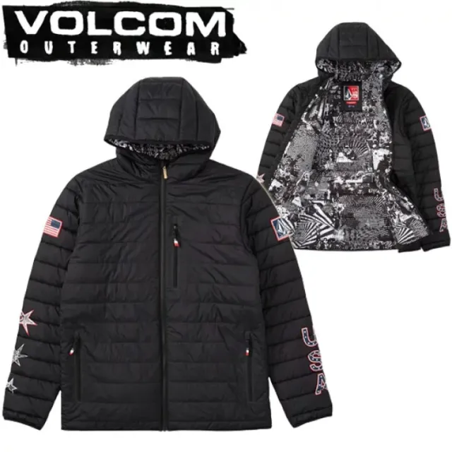 VOLCOM Puff Jacket - MENS XL - Snow USA Snowboard Team USST Puffer - EXTRA LARGE