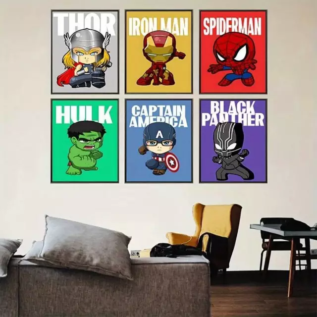 Poster Marvel Avengers Wandschmuck Wandgemälde Aufhängebild Dekoartikel/N110