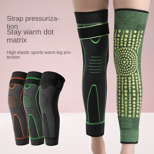 Rodillas apoya piernas protector deporte rodillas protector autocalentamiento calcetines con forma