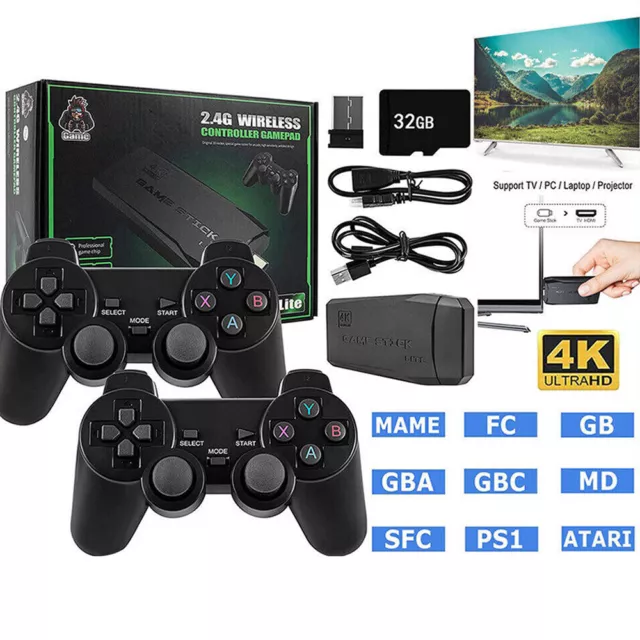 Gaúcha Distribuidora de Informática - VIDEO GAME RETRO 10.000 JOGOS 2  CONTROLES SEM FIO 4K HDMI LEY-1593 - LEHMOX