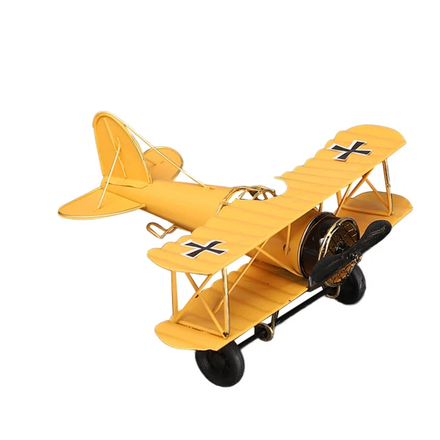 Aircraft Models Plane Decor Vintage Home Metal Airplane Decoration