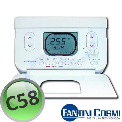 3S Thermostat D'ambiance Programmable Pour Chaudière C58 Fantini Cosmi Neuf