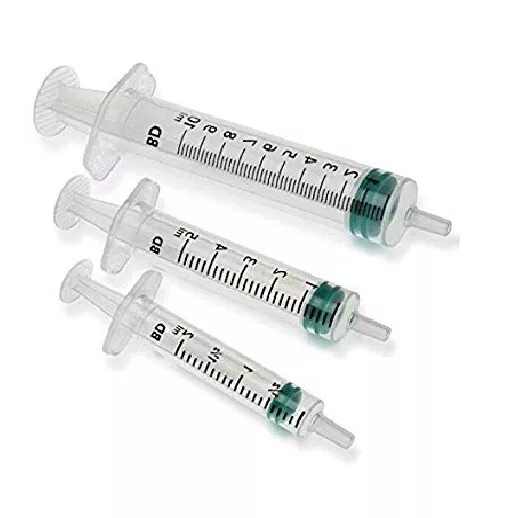 BD Emerald Sterile Syringes -  Luer Slip - 2ml, 5ml, 10ml  **Fast Postage**