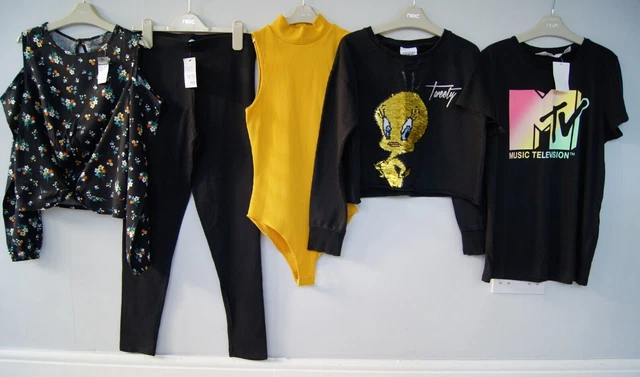 Girls Tops, Leggings Next Etc Bundle Age 12-13 Years New/VGC 2