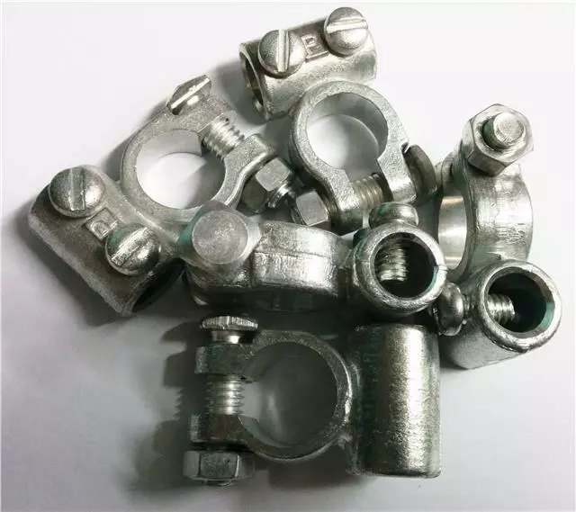 Battery Post Terminal Connectors Negative Positive Screw 11mm Diam 60mm� Cable
