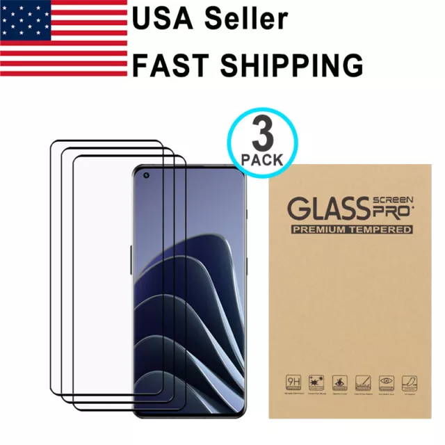 3PK Tempered Glass Screen Protector For OnePlus 6 6T 7 7T 8T 8 Pro 9 10T 10 Pro