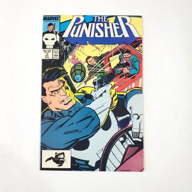 Punisher #3 (1987 Series) Direct Vol. 1 Marvel Comic Book Oct 1987 Klaus Janson