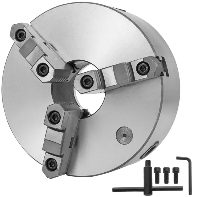 K11-200A Self-Centering Lathe Chuck 3 Jaw 8 inch for Milling Hardened Steel