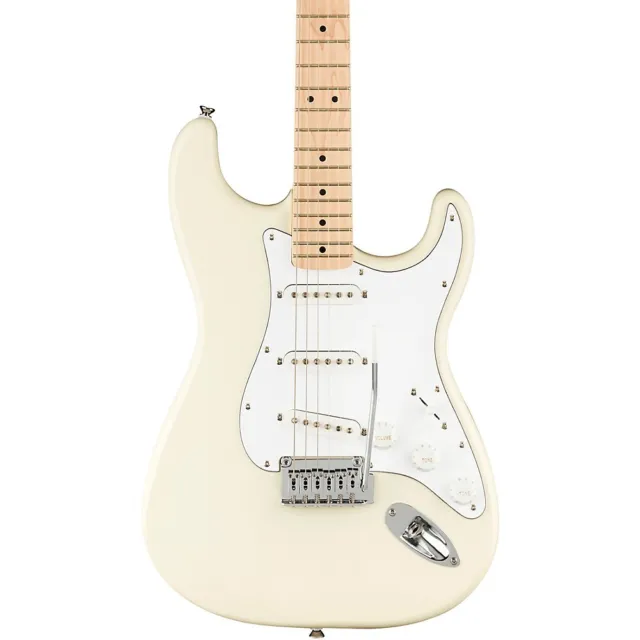 Squier Affinity Series Stratocaster Maple Fingerboard Guitar Olympic White