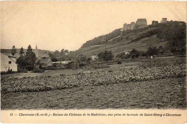 CPA Ancienne Yvelines (78) – Château De La Madeleine, Chevreuse – 1900