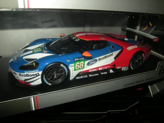1:18 Ixo Ford GT #68 24h Le Mans 2017 in OVP