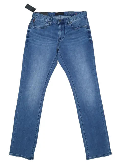 John Varvatos Star USA Bowery Slim Straight Jeans BULB Denim Medium Blue Mens 30