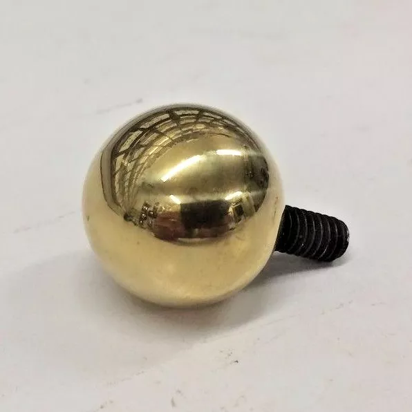 BRASS BALLS ! harley hd seat mount bolt thumbscrew rear passenger pillion