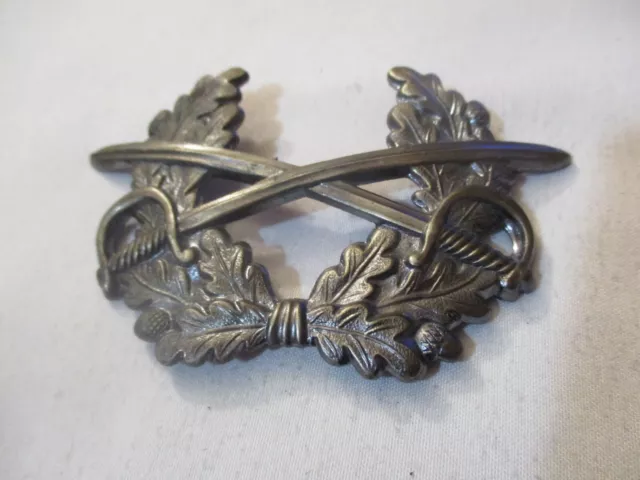 Vintage West Germany Army Crossed Swords Bundewehr Cap Badge Cockade