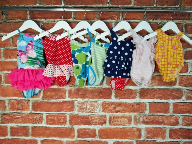 BABY GIRLS BUNDLE AGE 3-6 MONTHS NEXT TU etc SWIMWEAR SWIMSUIT HOLIDAY SET 68CM